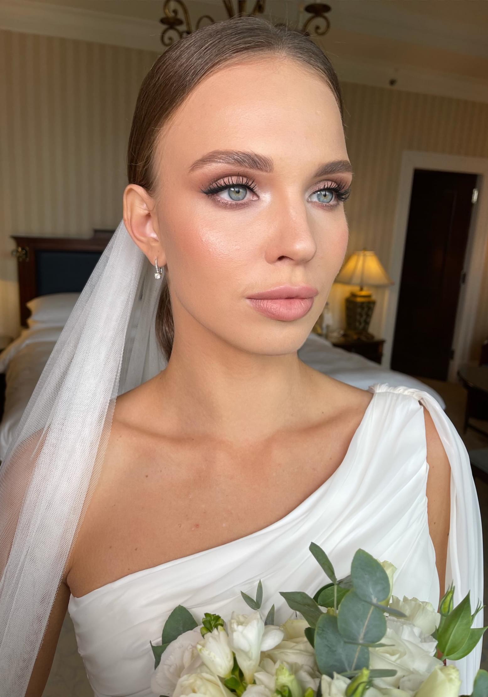 Girl with wedding make up